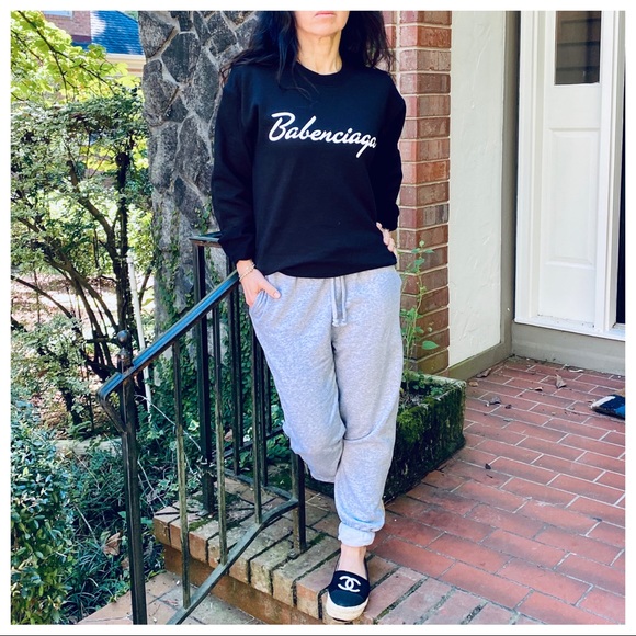 ✨LAST ONES✨BABE ENCIAGA CHIC GRAPHIC SWEATSHIRT - Picture 5 of 5